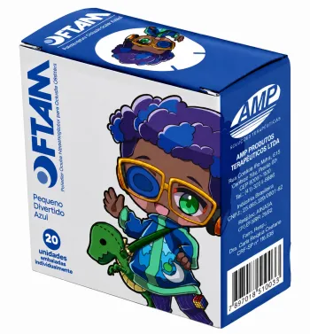 Imagem de OFTAM PQ DIVERTIDO AZUL C/20 UNIDADES